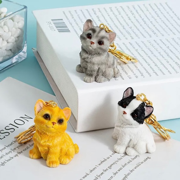 Kitten Bag Charm/Keychain New in Packaging - Picture 2 of 7